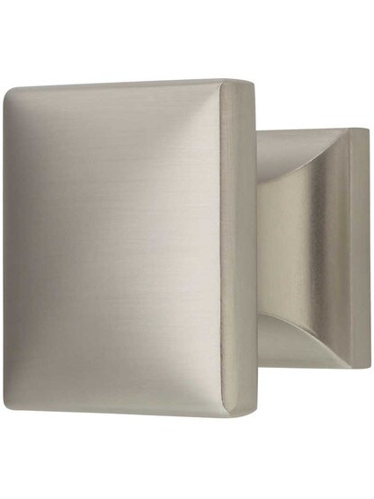 Southport Knob - 1 3/8 inch Square in Satin Nickel.